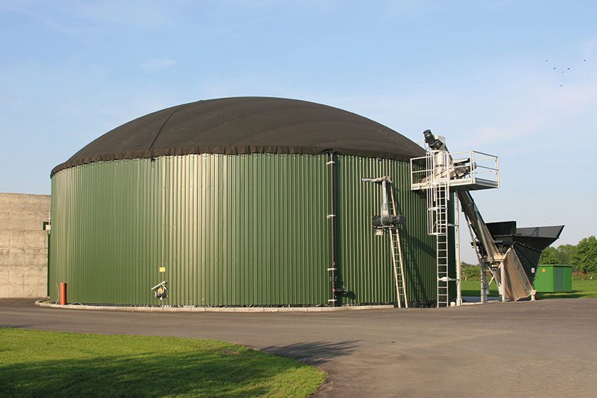 Individual Biogas Plant in Timmaspe, Deutschland